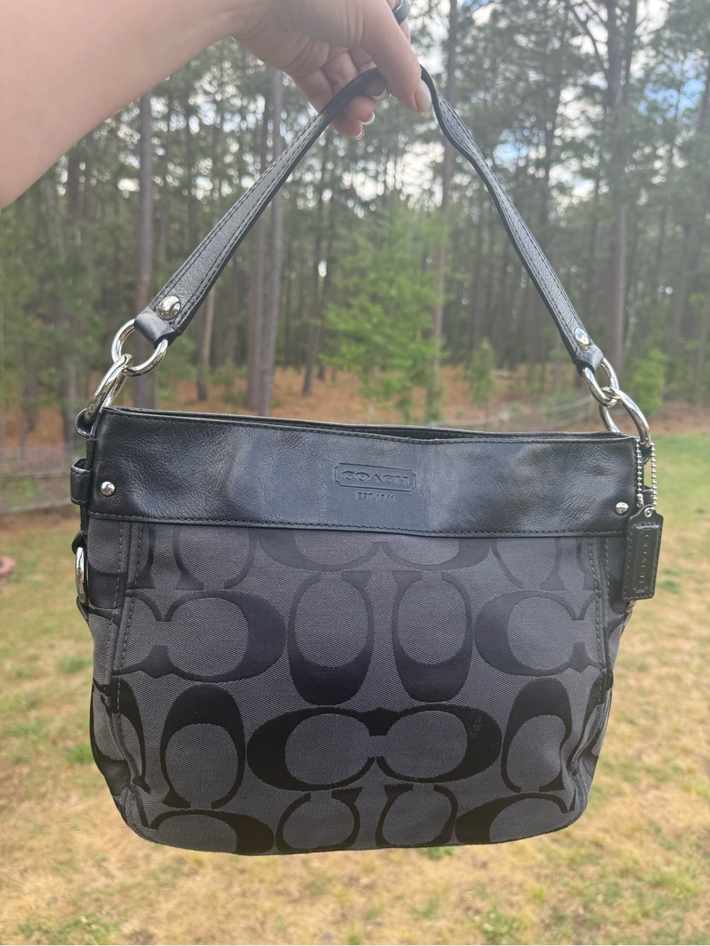 Coach Signature Zoe Hobo